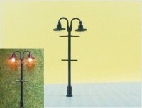LED Straßenlampen H0 TT Parkleuchten 5,6cm Laterne Leuchte Set 10 Stück W54