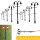 LED Straßenlampen H0 TT Parkleuchten 5,6cm Laterne Leuchte Set 10 Stück W54