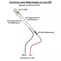 LED 3mm 5mm rund diffus farbig klar 10 20 50 100 Stück Set Sortiment zur Auswahl