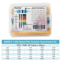 Widerstände Vorwiderstände 1/4W 1% 300 / 600 Stück Metallschicht Metallfilm Set