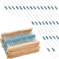 Widerstände Vorwiderstände 1/4W 1% 300 / 600 Stück Metallschicht Metallfilm Set