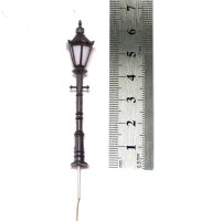 LED Straßenlampen H0 Gaslaterne 6,7cm Parkleuchte Lampen Leuchten 5 Stück S012