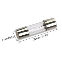 Glassicherung Feinsicherungen 100x Glas Sicherung 5x20mm Kfz Set Sortiment GK04