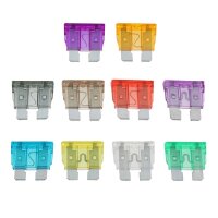 Kfz Sicherungen 100 tlg Set 19mm Standard Flachsicherungen 2-35A Sortiment GK03