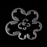 E-Ringe Sicherungsring Sprengring 120 Stück Sortiment 1,5-10 mm Seegering E-Clip