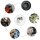 E-Ringe Sicherungsring Sprengring 120 Stück Sortiment 1,5-10 mm Seegering E-Clip