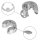 E-Ringe Sicherungsring Sprengring 120 Stück Sortiment 1,5-10 mm Seegering E-Clip