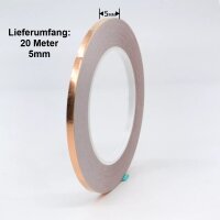 Kupferfolie Kupferband selbstklebend lötbar Kupfer...