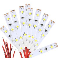 LED Hausbeleuchtung warmweiß mit Kabel 8-16V Beleuchtung Häuser 10 Stück S762