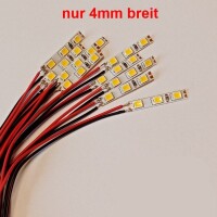 Mini LED Beleuchtung Hausbeleuchtung mit Kabel Licht Gebäude RC H0 TT N 10 Stück