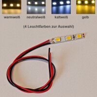 Mini LED Beleuchtung Hausbeleuchtung mit Kabel Licht Gebäude RC H0 TT N 10 Stück