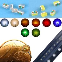 LED SMD 0201 warmweiß rot blau gelb grün...