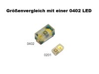 LED SMD 0201 warmweiß rot blau gelb grün orange weiß 10 100 Stk. Mini Micro LEDs