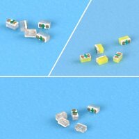 LED SMD 0201 warmweiß rot blau gelb grün orange weiß 10 100 Stk. Mini Micro LEDs