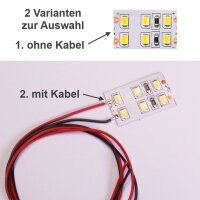 LED Beleuchtung Hausbeleuchtung mit / ohne Kabel Licht Gebäude RC G H0 10 Stück