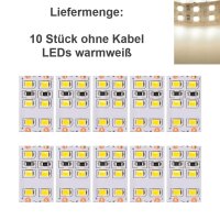 LED Beleuchtung Hausbeleuchtung mit / ohne Kabel Licht Gebäude RC G H0 10 Stück