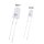 Blink LED 3mm 5mm bicolor rot/blau rot/grün zweifarbig DUO LEDs blinkend 1,5Hz