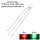 Duo LED Bicolor 3mm 5mm 3 Pin gem. Anode Kathode rot/grün rot/blau LEDs 10 Stück