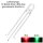 Duo LED Bicolor 3mm 5mm 3 Pin gem. Anode Kathode rot/grün rot/blau LEDs 10 Stück