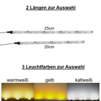 LED Waggonbeleuchtung Innenbeleuchtung 20cm 25cm Beleuchtung Waggons H0 TT N
