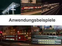 LED Waggonbeleuchtung Innenbeleuchtung 20cm 25cm Beleuchtung Waggons H0 TT N