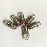 LED Lämpchen E5,5 Sockel Gewinde Fassung E5.5 LEDs 3-24V AC/DC Modellbau H0 TT N