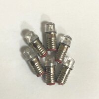 LED Lämpchen E5,5 Sockel Gewinde Fassung E5.5 LEDs 3-24V AC/DC Modellbau H0 TT N