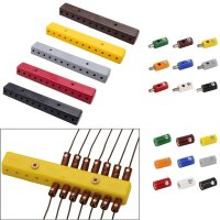 Verteilerplatte Bananenstecker Querlochstecker 2,6mm Mini...