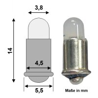 LED MS4 Sockel 3-22V AC DC LEDs Märklin 600000 600010 600020 Loks Signale H0 TT