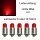 LED MS4 Sockel 16-24V AC DC LEDs Märklin 600000 600010 600020 Loks Signale H0 TT 10 Stück rot