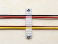 Kabelhalter Litzenhalter Halter für Litze + Draht + Kabel 12-fach 10 Stück S530