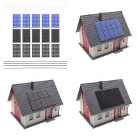 Photovoltaikmodule Solarmodule H0 mit Unterkonstruktion...