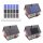 Photovoltaikmodule Solarmodule H0 mit Unterkonstruktion 1:87 10 Stück 4 Schienen