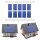 Photovoltaikmodule Solarmodule H0 mit Unterkonstruktion 1:87 10 Stück 4 Schienen