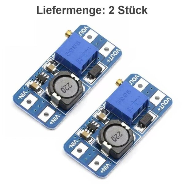 MT3608 DC-DC Step Up Converter Booster Power Supply Module Boost Step Up Board Uscita Massima 28v 2a Per Arduino - Foto 2