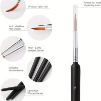Pinselset 10 teilig fein Modellbau Acryl Hobby Malpinsel Malen nach Zahlen A2097