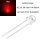 LED 5mm 4,8mm Flachkopf Kurzkopf klar straw hat Strohhut LEDs 10 20 50 100 Stück Rot 50 Stück