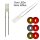 Duo LED 3mm Zylinder bicolor LEDs 2-Pin Lichtwechsel Licht Loks Triebwagen H0 TT