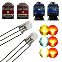 Duo LED 5mm bicolor LEDs 3-pin DIGITAL Lichtwechsel Loks...