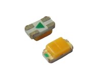 DUO LED 0603 bicolor SMD warmweiß / rot Lichtwechsel Loks Wendezug 10 Stück S439