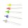 Set LED 2mm Tower WEIß BLAU ROT GELB GRÜN 5 Farben Sortiment LEDs 50 Stück S477