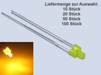 LED 2mm diffus klar kurzer Kopf Miniatur Mini LEDs 7...