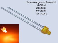LED 2mm diffus klar kurzer Kopf Miniatur Mini LEDs 7...