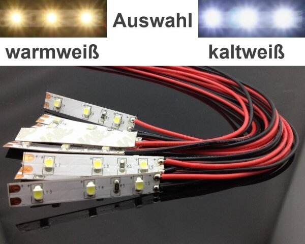 Kit 10 Mini LED Per Modellismo – Illuminazione Edifici, Diorami, RC – Con Cavo E Resistenza