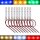 LED Beleuchtung Hausbeleuchtung mit 20cm Kabel Licht Häuser RC H0 TT N 10 Stück