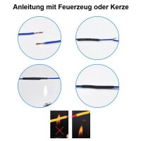 Schrumpfschlauch 1,2 / 0,6 mm 2:1 Set 7 Farben je 1 Meter für Kabel LED A2137