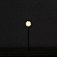 Bahnhofsuhr Uhr mit LED Beleuchtung Höhe 4cm H0 TT beleuchtet Bahnhof Bahnsteig