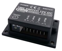 Zeitschalter Timer Zeitrelais 12V bis 15V DC ca. 2 Sek - 23 Min Kemo M113A A2086