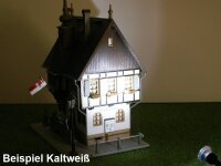 Flutlichtstrahler Scheinwerfer Flutlicht H0 RC LED Beleuchtung 4 Stück Strahler