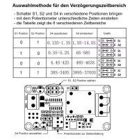 Zeitschalter Timer Zeitrelais Aufenthaltsschalter Zeitverzögerung 12V DC S175